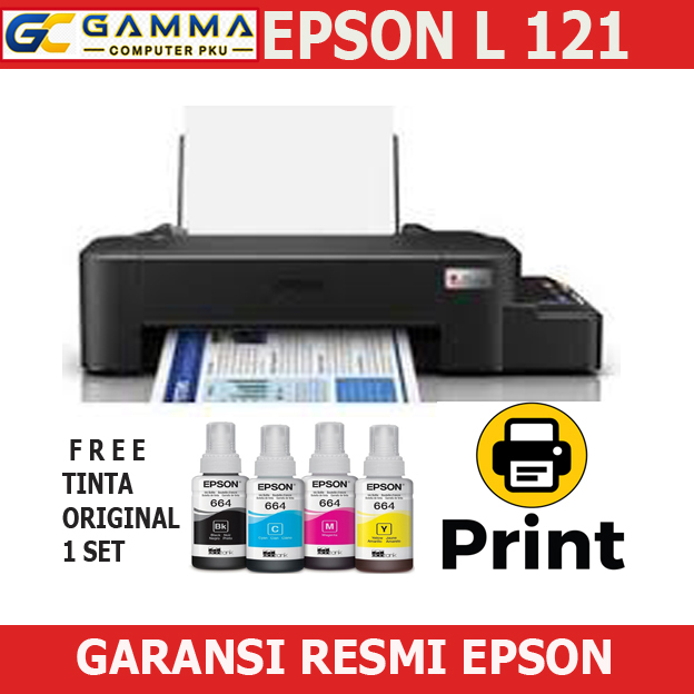 PRINTER EPSON ECOTANK L121 / EPSON INKTANK L121 INCLUDE TINTA / EPSON L121 L-121