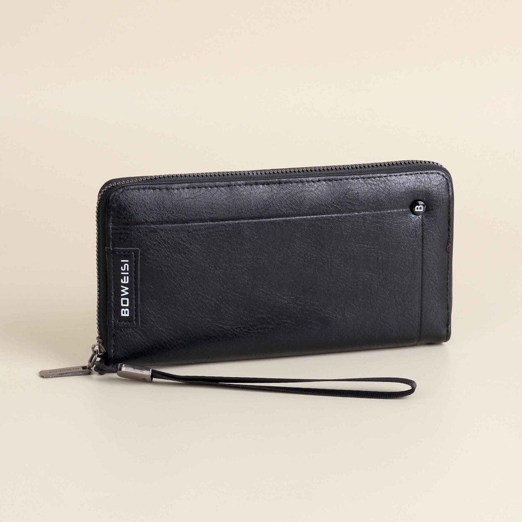 Loother.co Dompet Wanita Hitam Panjang Kulit Sintetis Premium Wallet Kartu Banyak Elegant Trendy Ori