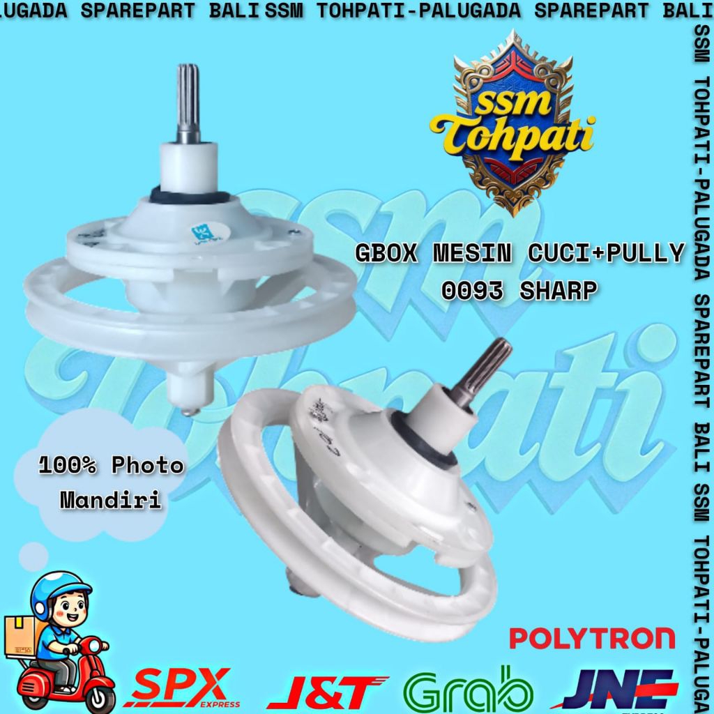 GBOX MESIN CUCI+PULLY 0093A SHARP | GBOX FAN BELT MESIN CUCI SHARP