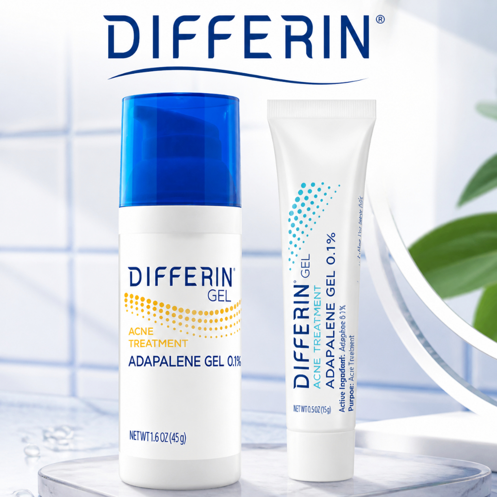 Differin Gel 0.1% 15g 45g Obat Jerawat Ampuh Mengurangi Jerawat dan Minyak Berlebih