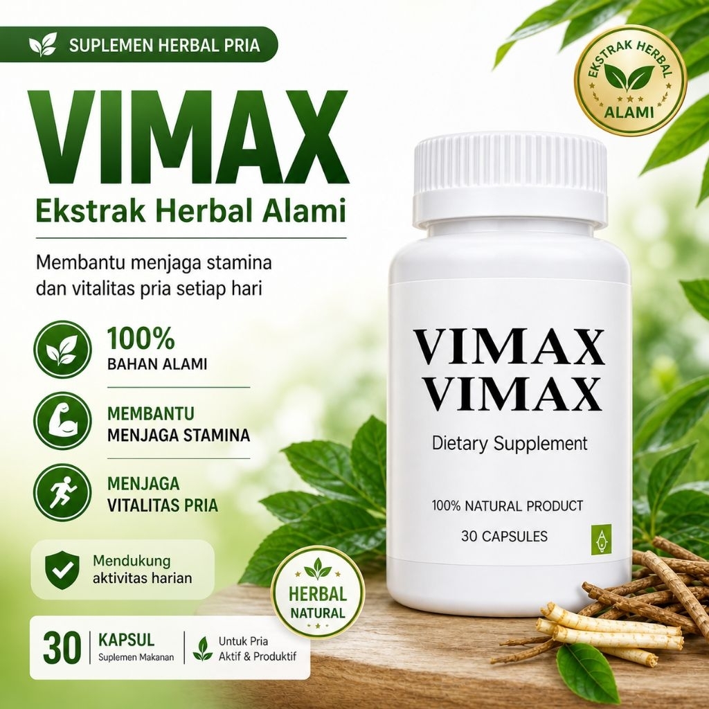 HERBAL VIMAX OBATKU4T TRADISIONAL PRIA STAMINA 100% ORIGINAL ALAMI HERBAL OBAT TRADISIONAL