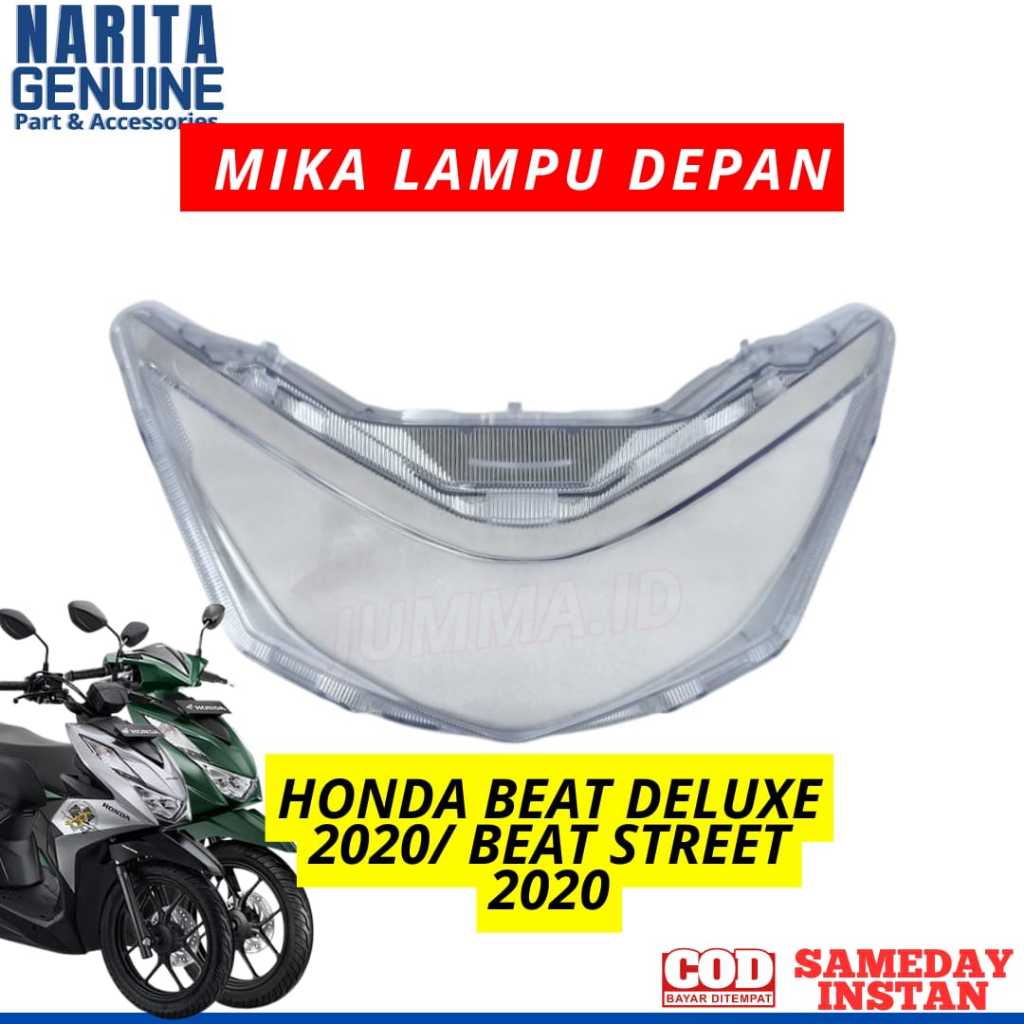 MIKA LAMPU DEPAN / MIKA REFLEKTOR DEPAN HONDA BEAT 2020 / BEAT STREET 2020-2023