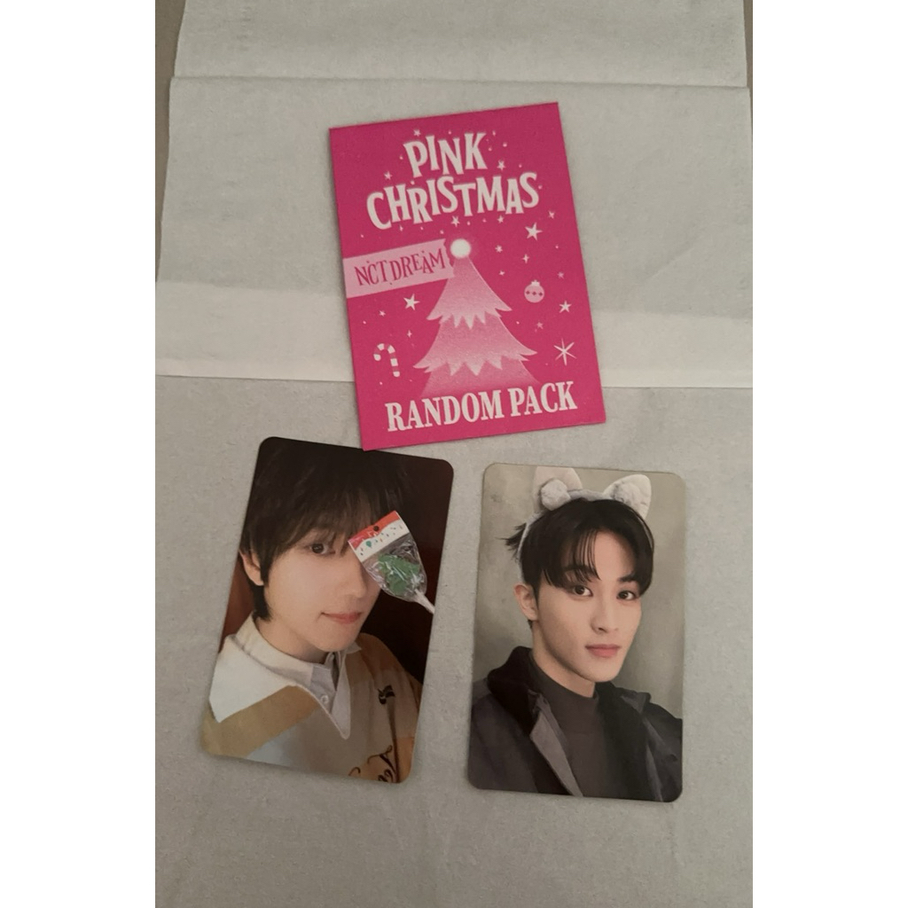NCT MARK JISUNG PINK CHRISTMAS