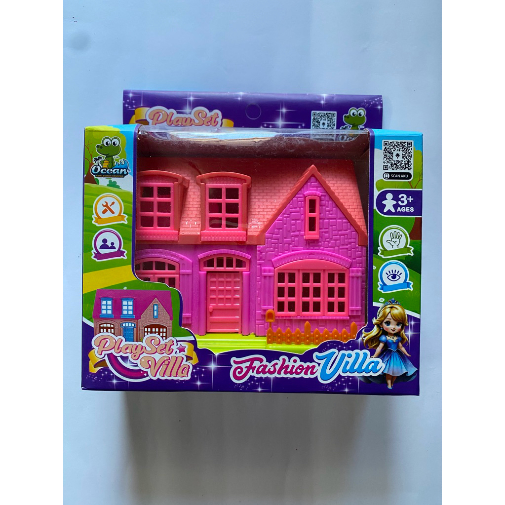 mainan rumah rumahan villa barbie