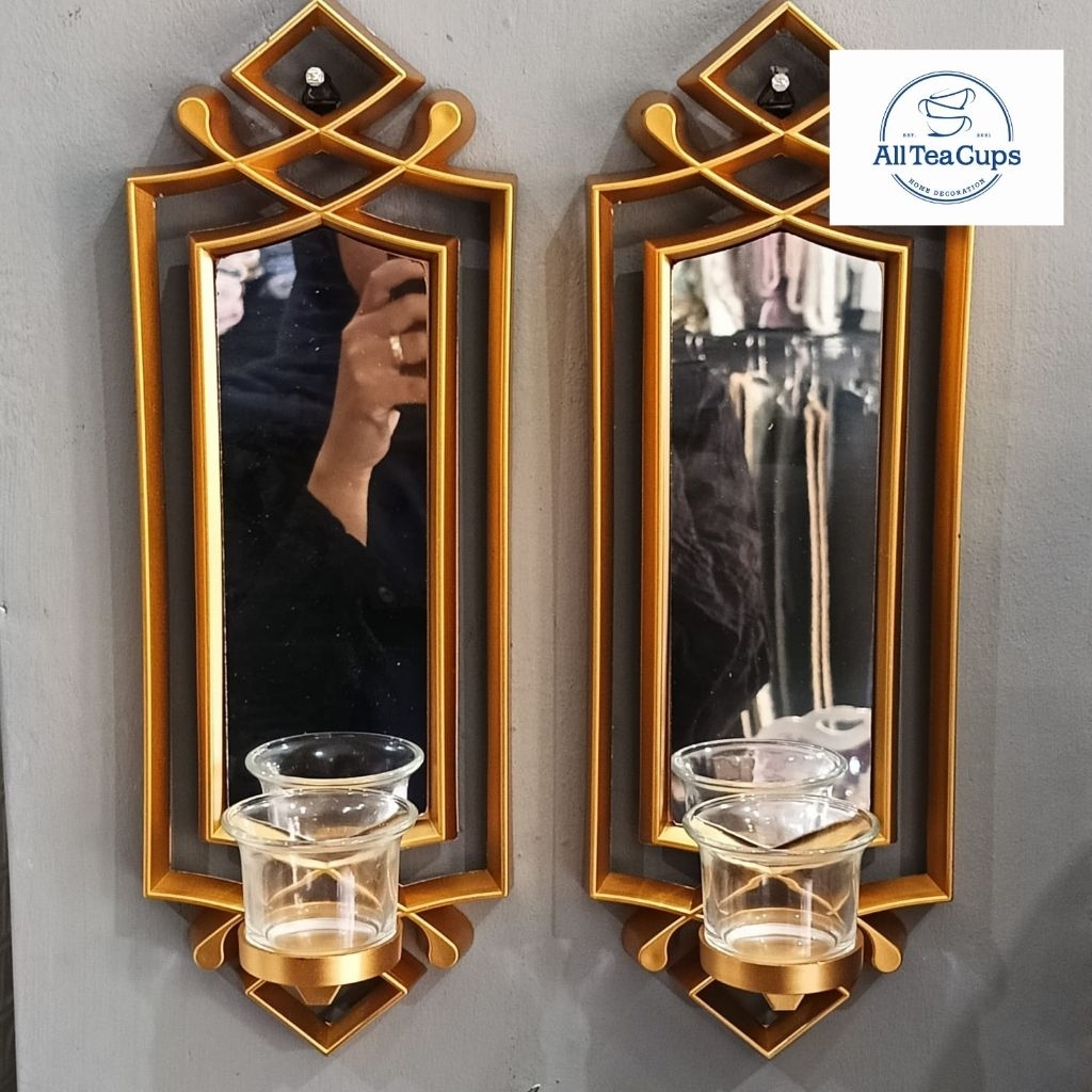 Pajangan Dinding Set Lilin PVC, Dekorasi Rumah