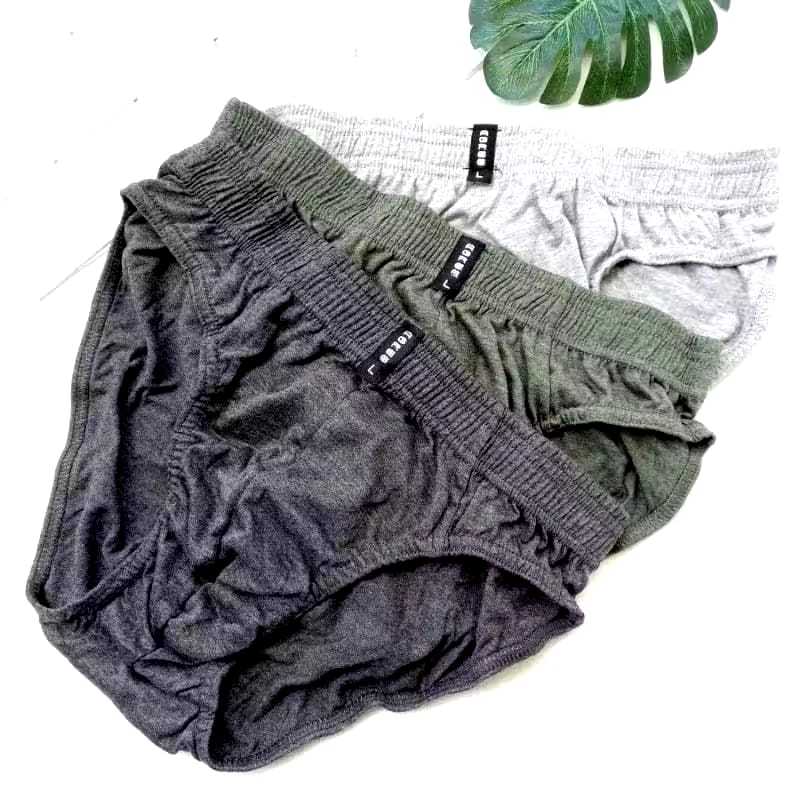 ISI 3PCS Celana Dalam Pria AGREE 7001 | CD AGREE 7001 Karet Brief Bahan Adem