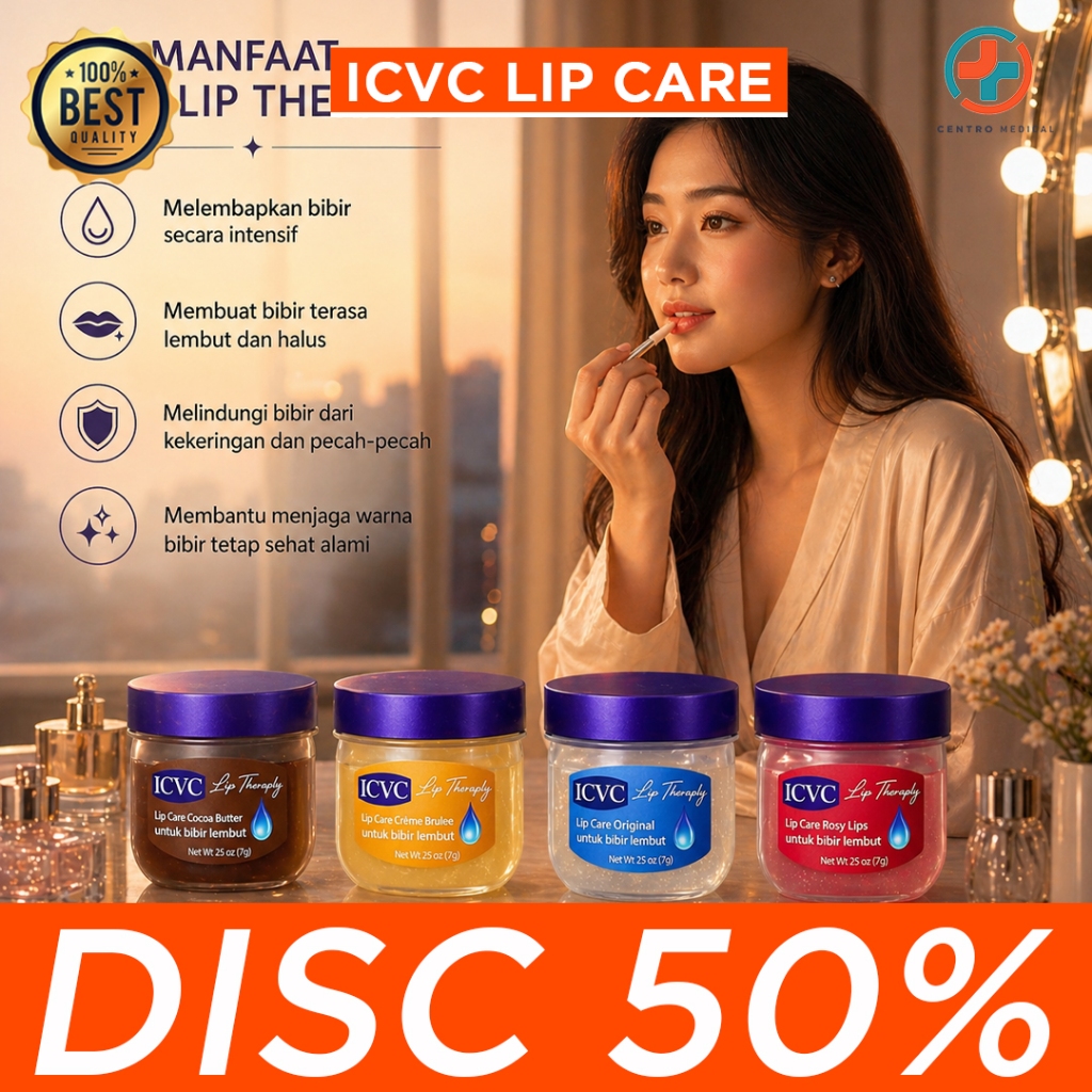 [PROMO] Pelembab Bibir Lip balm Rossy Lips Pemerah Bibir Alami untuk Pria dan Wanita