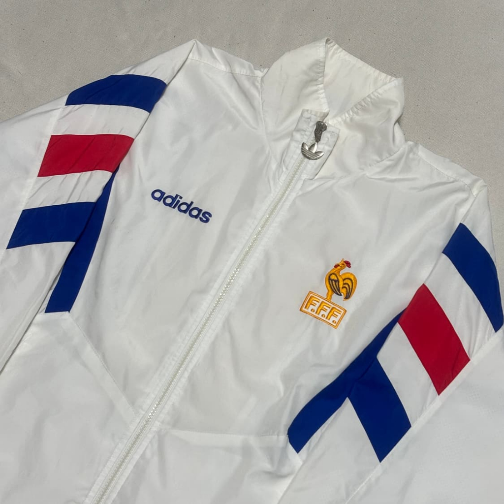 (PRE ORDER) 95 Adidas 1996 Jaket Windbreaker Putih
