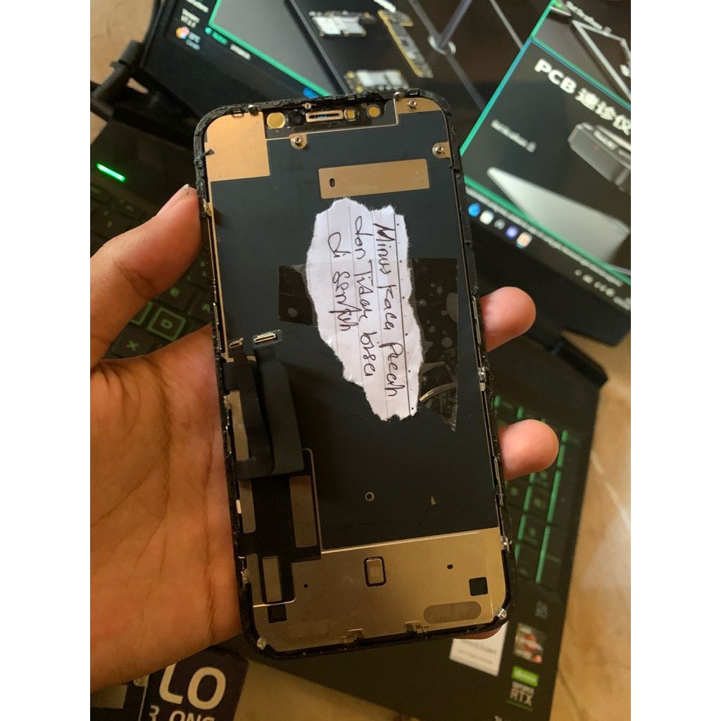 Lcd Iphone Xr Original copotan minus bahan servis