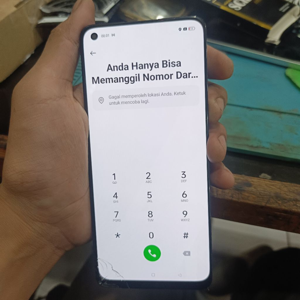 LCD TOUCHSCREAN RENO 7 ORIGINAL COPOTAN MINUS