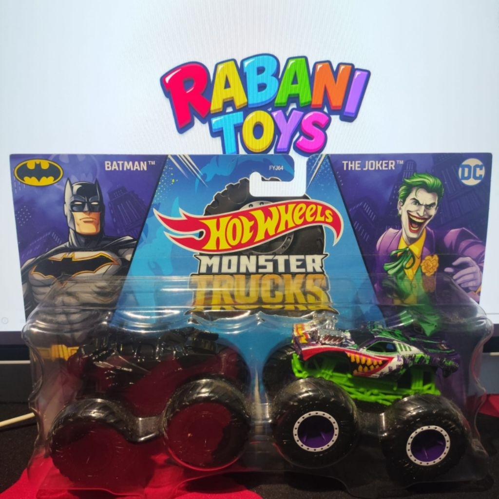 Monster Truck Hotwheels Batman Joker DC