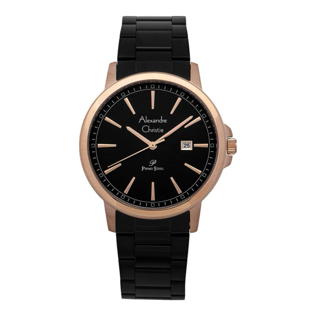 Jam Tangan Pria AC ORIGINAL Primo Steel AC 1014 MD BBRDG