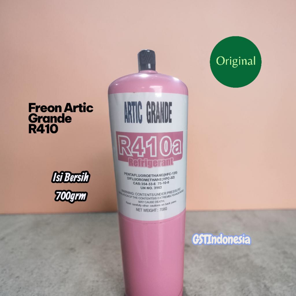 Freon R410a Artic Grande 700 Gram Original - Refrigerant R410 Tabung Kecil
