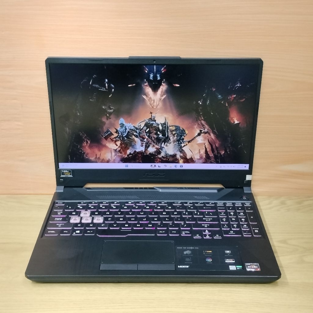 laptop asus tuf gaming A15 amd ryzen 7-4800H nvidia gtx 1660Ti(6gb) ram 16gb/ssd 512gb fhd ips 144Hz