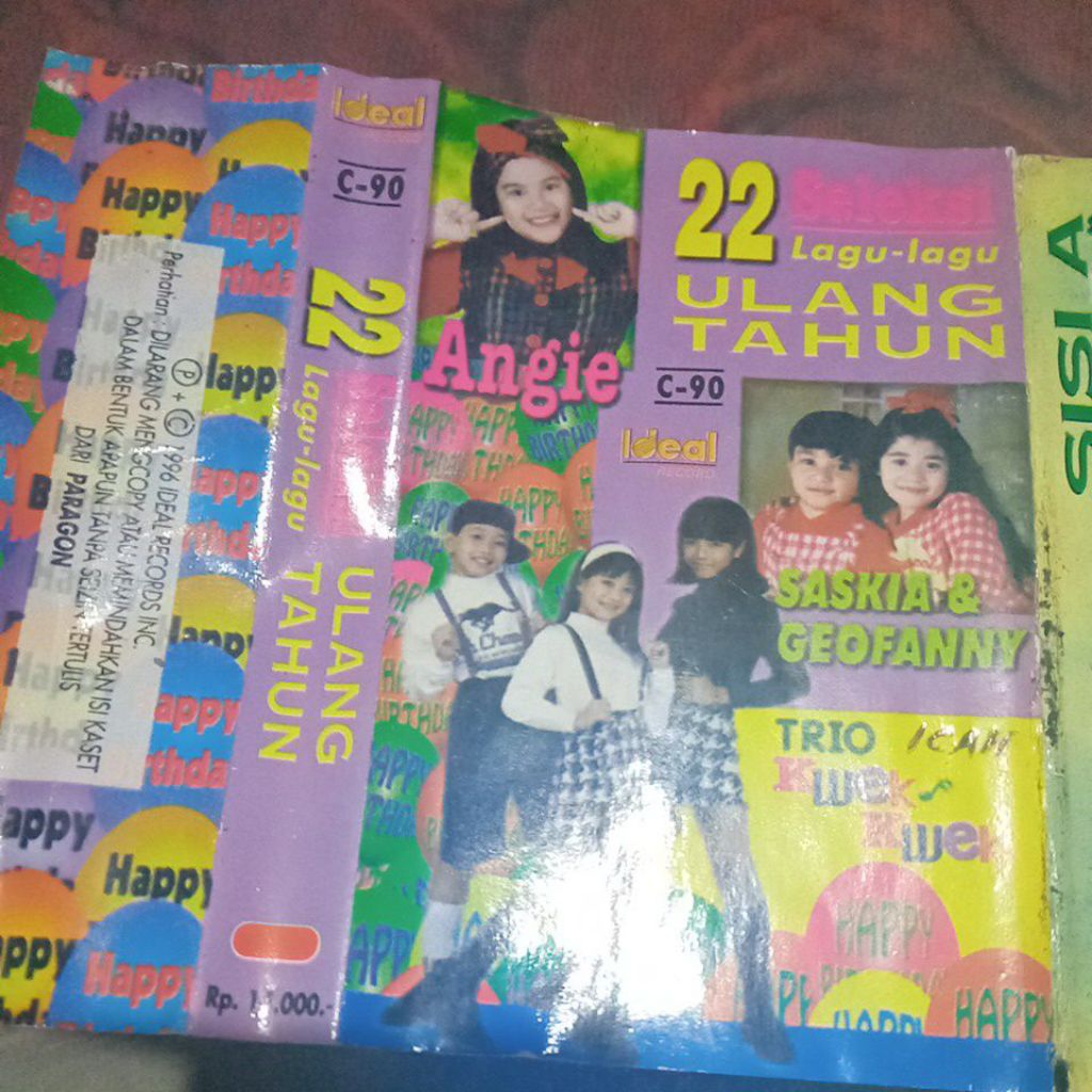 kaset pita LAGU ULANG TAHUN AA104