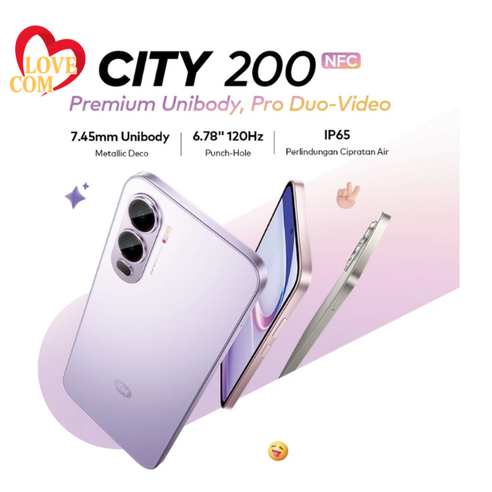 Itel City 200 4GB/128GB Garansi Resmi Itel Indonesia | Hp Murah 1 jutaan | Hp murah | Hp Itel