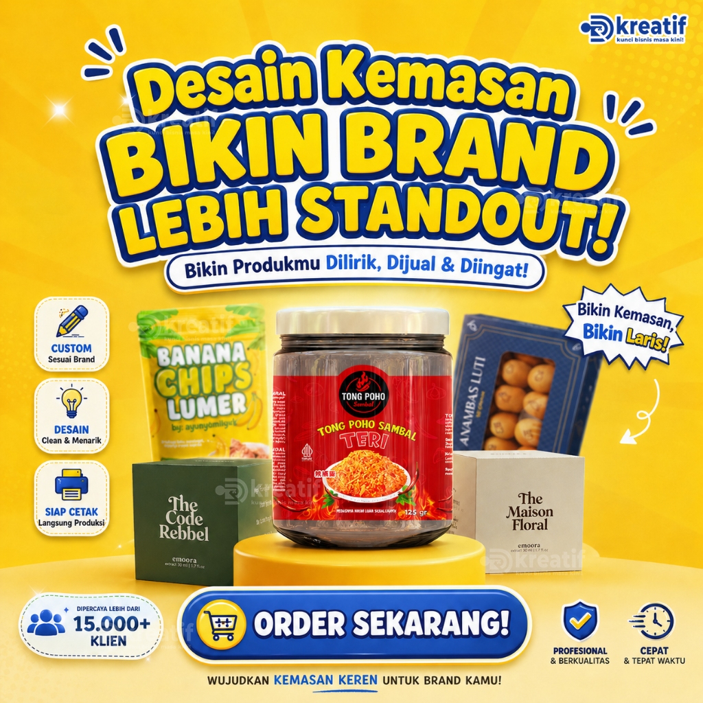 Jasa Desain Kemasan Produk Profesional | Box, Label, Pouch & Stiker UMKM – DR Kreatif