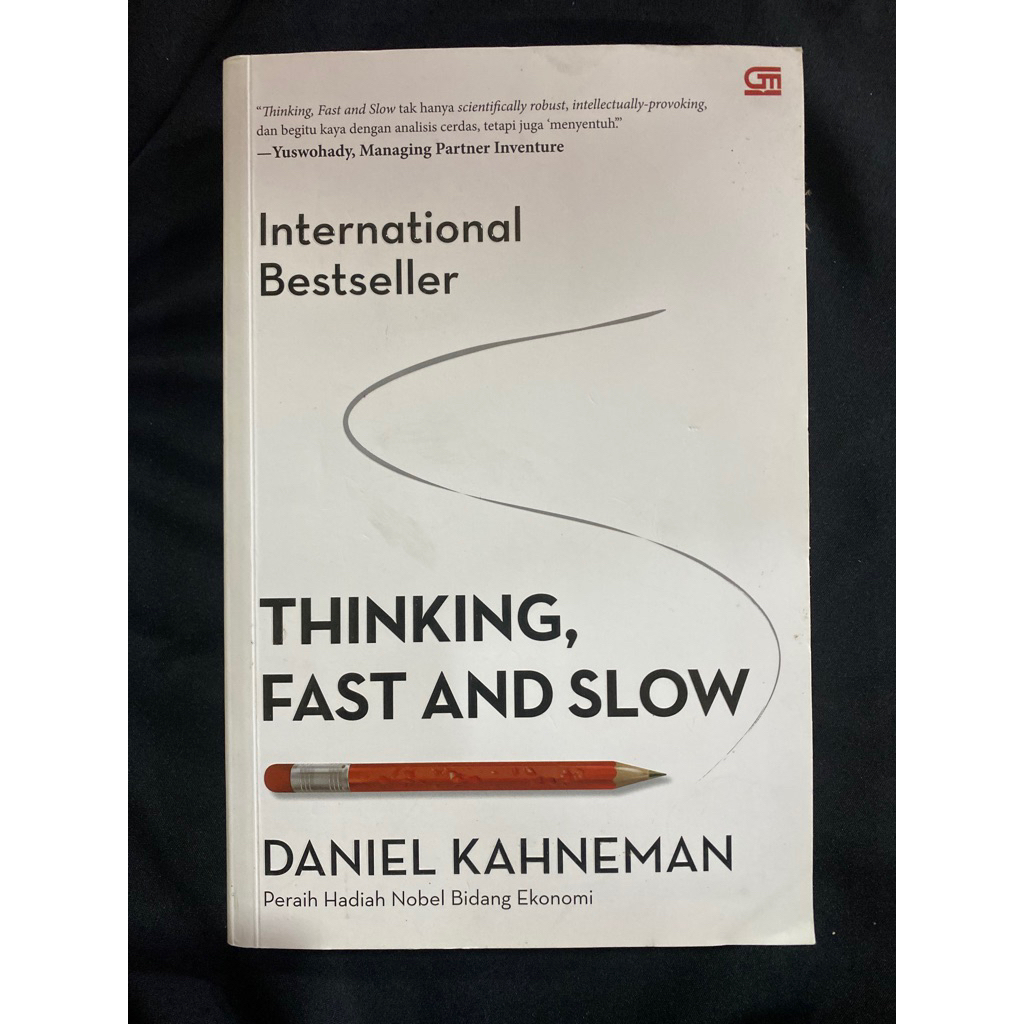 Buku Original THINGKING, FAST AND SLOW - DANIEL KAHNEMAN