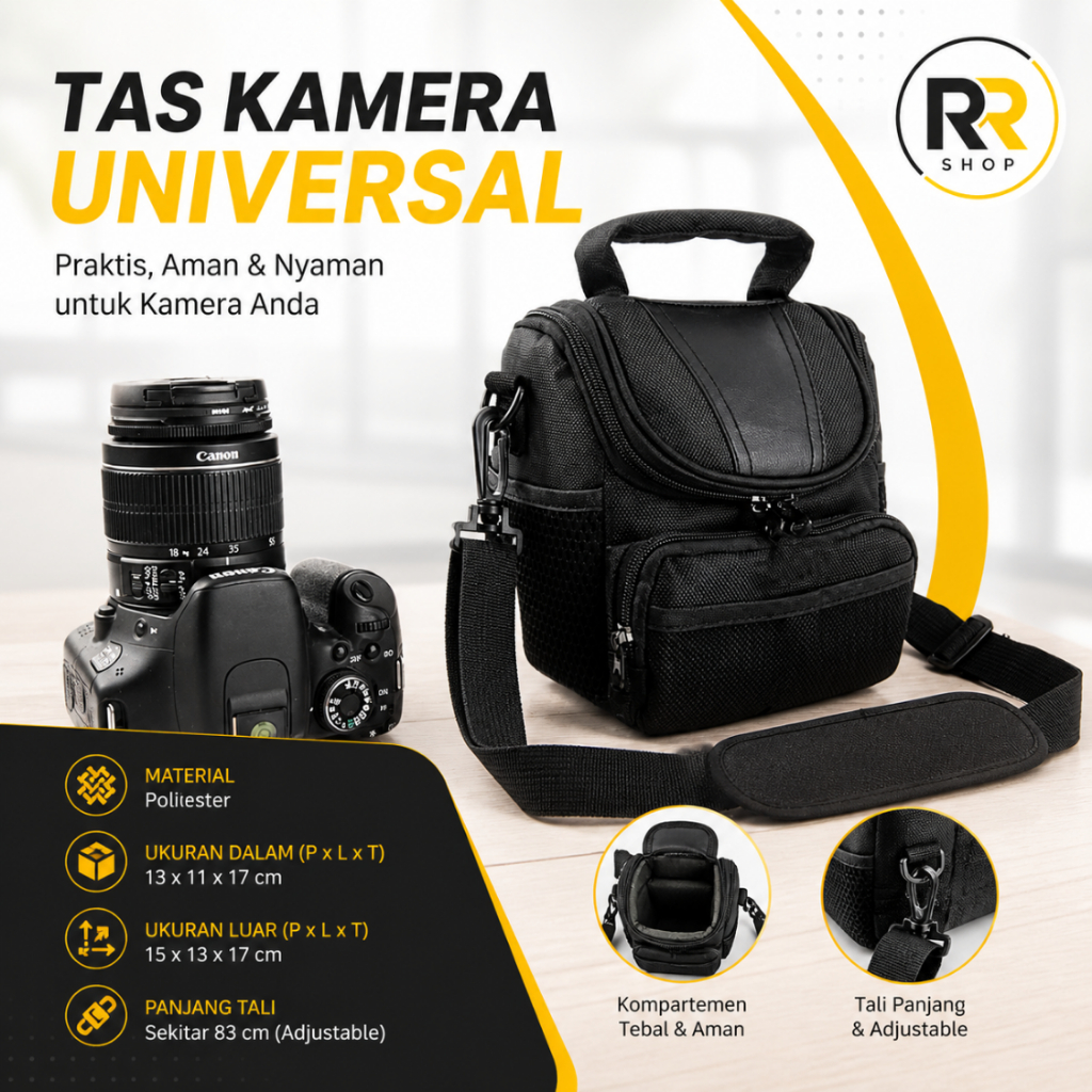 Tas Kamera Universal Shoulder Bag Camera Canon Nikon DSLR