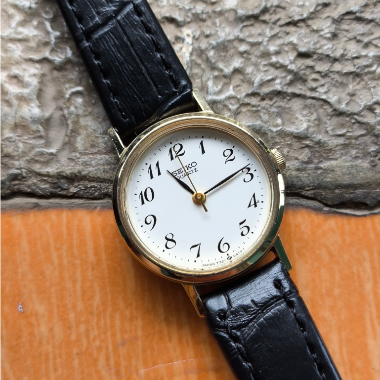Seiko 7321-0100 Quartz Analog Second Mulus Cantik