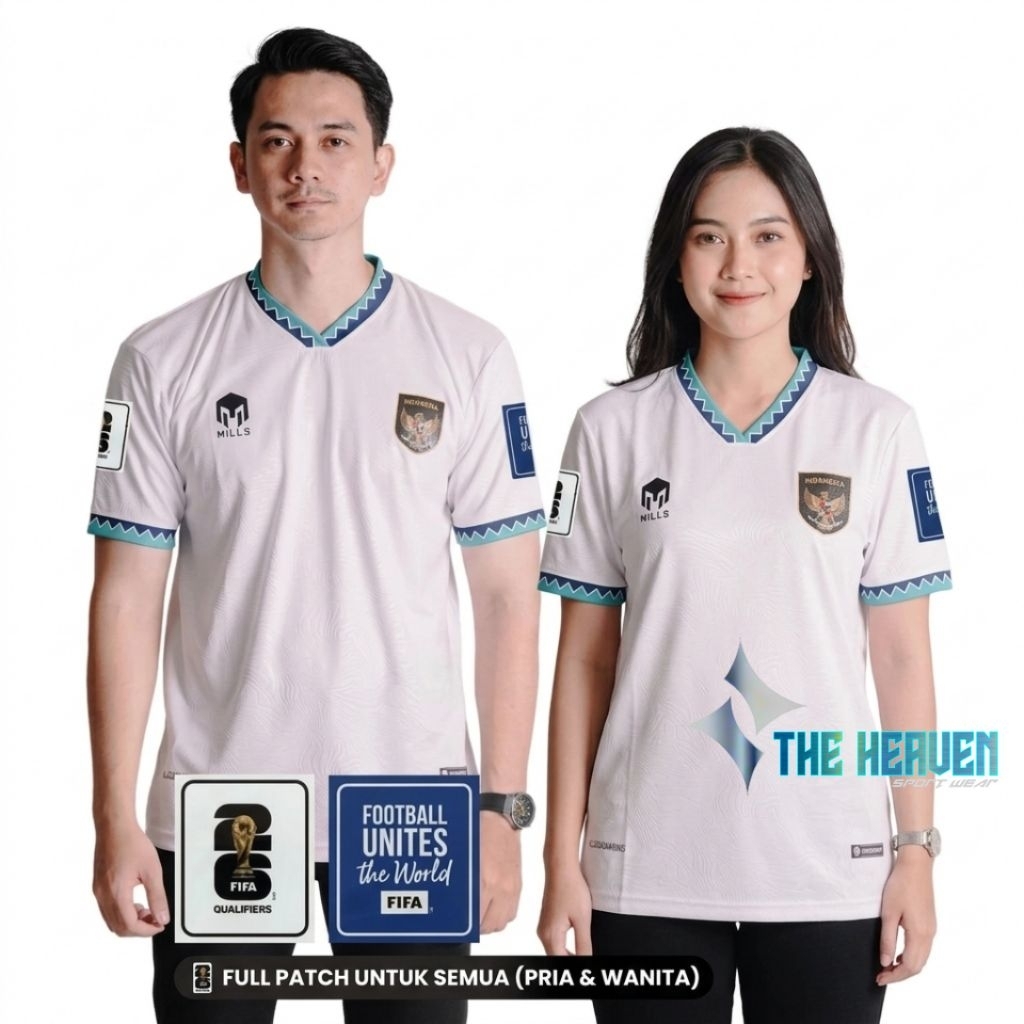 Mills Authentic Jersey Timnas Indonesia Player Issue