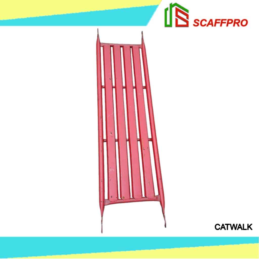 CAT WALK SCAFFOLDING STEGER, PERANCAH BAHAN BESI HITAM & GALVANIS