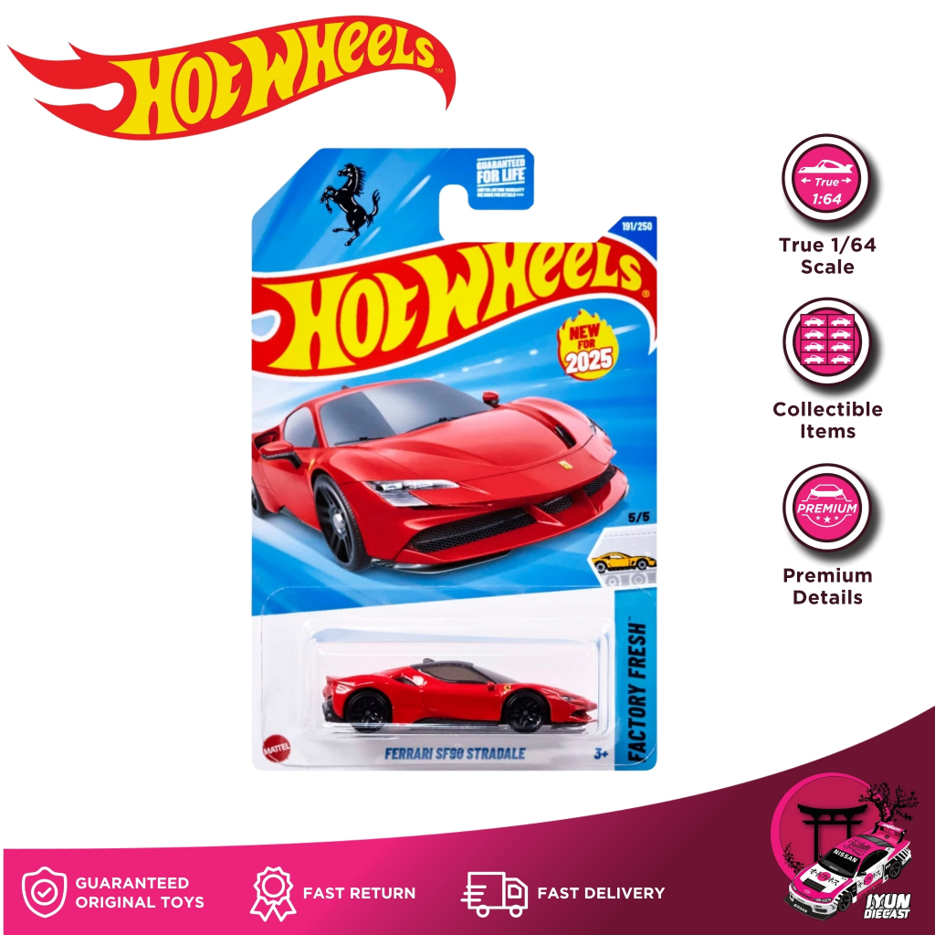 Hot Wheels Ferrari SF90 Stradale Diecast 1:64 Original Mattel Supercar