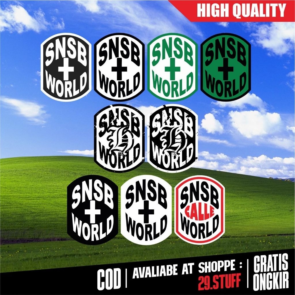STIKER SNSB ORIGINAL GRAFTAC / KELENGKAPAN SNSB