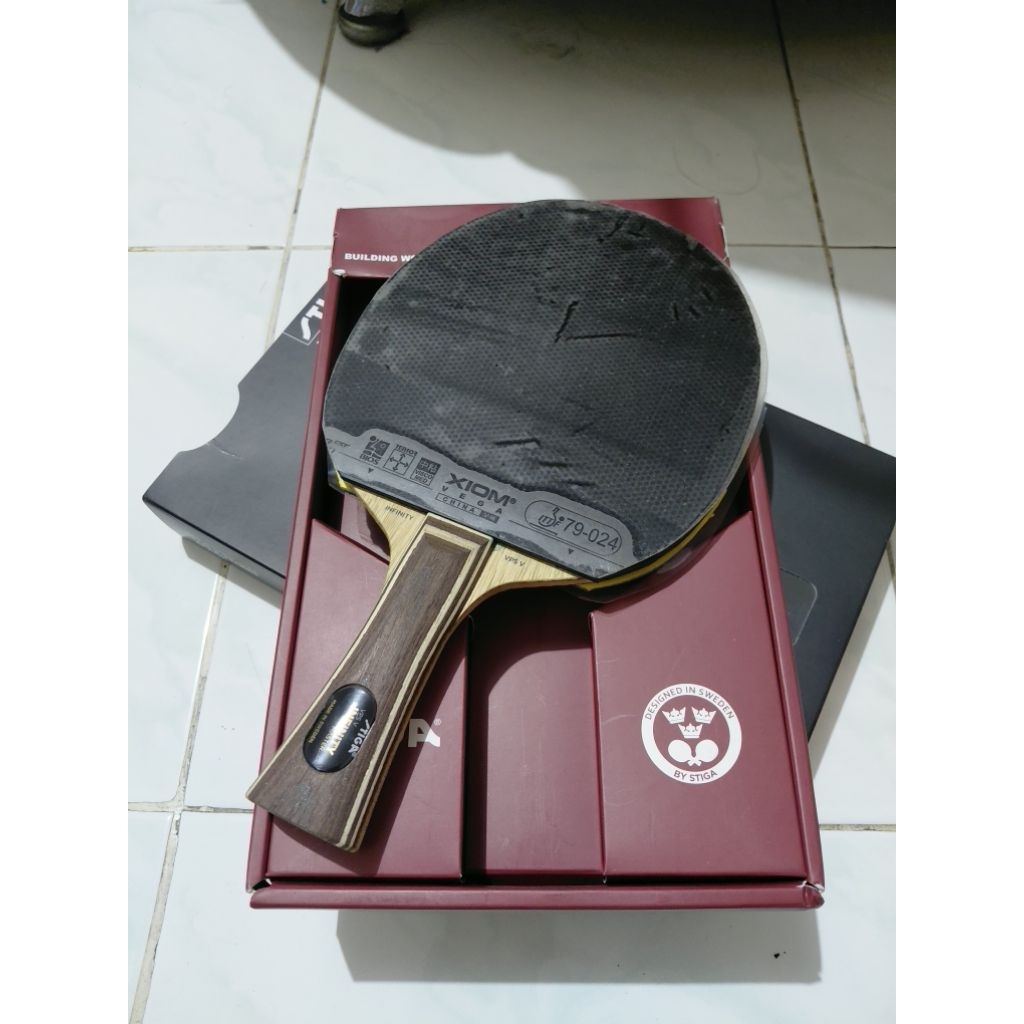 Stiga Infinity VPS (Master) + Karet (Xiom Vega China)