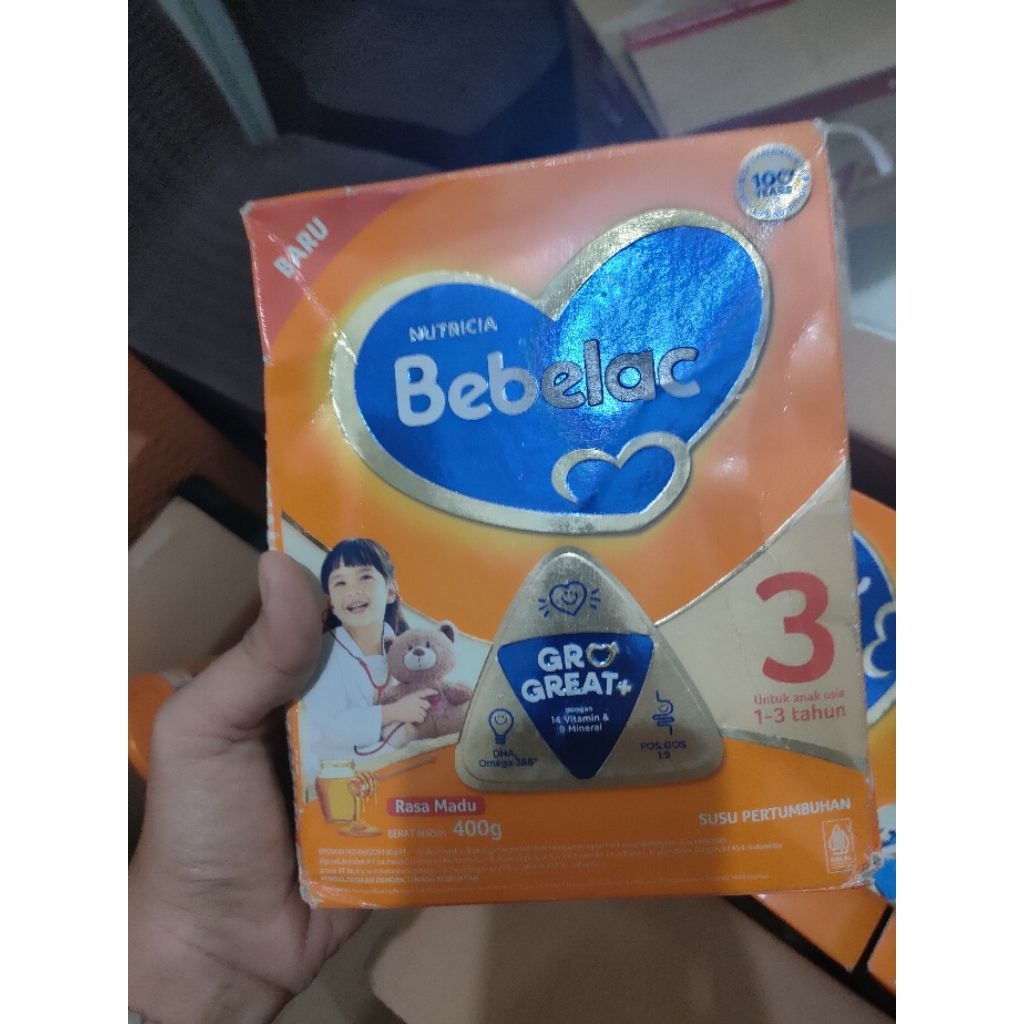 Susu Bebelac 3 rasa Madu 400gram