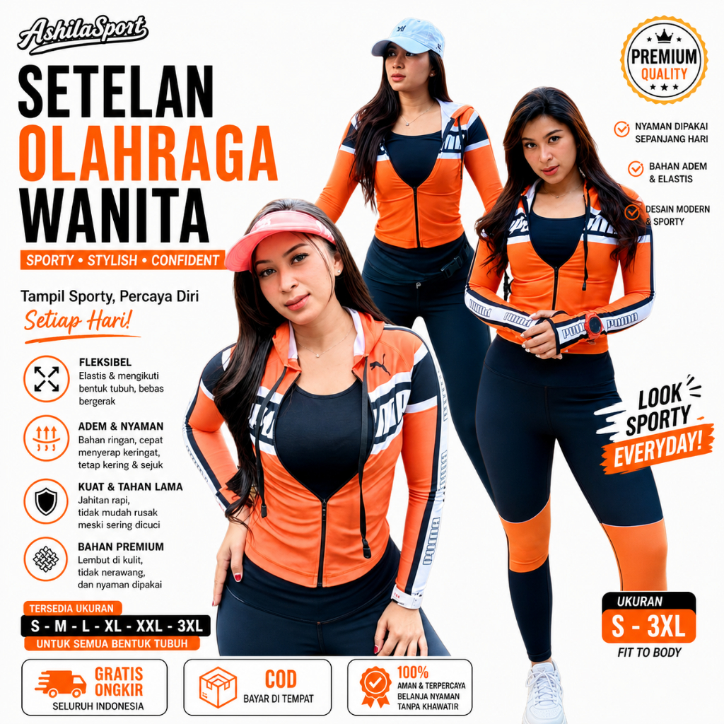 STELAN OLAHRAGA WANITA SXB SPORT