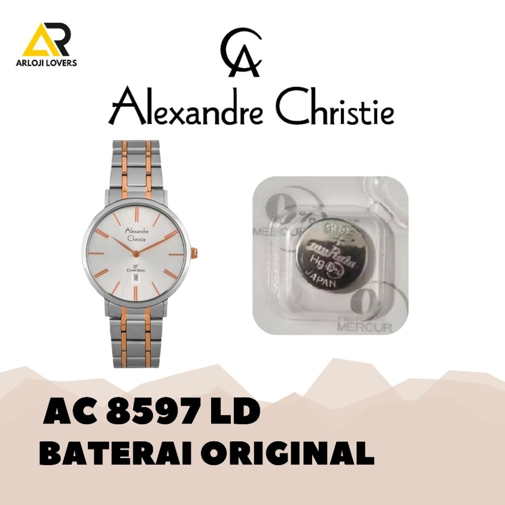Baterai Jam Alexandre Christie AC8597LD Original