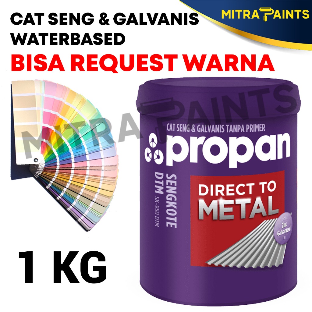 CUSTOM TINTING PROPAN SENGKOTE DIRECT TO METAL 1 KG CAT ANTI KARAT SENG METAL GALVANIS SPANDEK BONDE