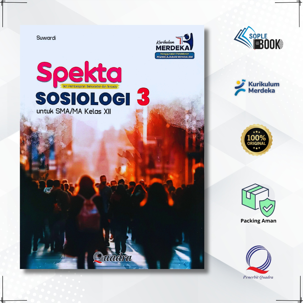 Buku Spekta Sosiologi untuk SMA/MA Kelas 12 Quadra Kurikulum Merdeka