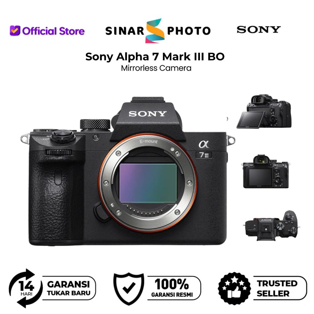 Sony A7III Body Only Mirrorless Camera Sony Alpha A7 Mark III A7 III A73 Sony Alpha 7 III Garansi Re