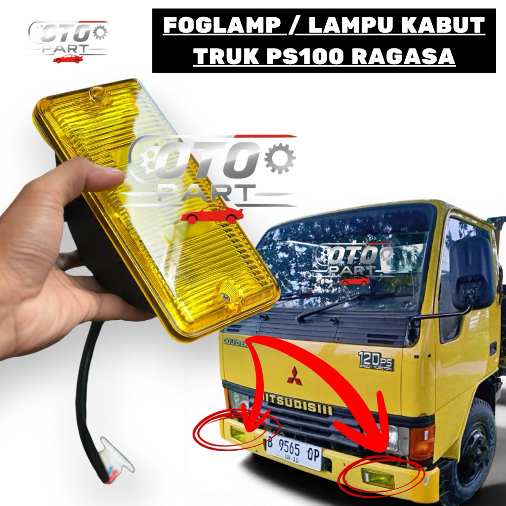 FOGLAMP LAMPU KABUT TRUK PS100 RAGASA / LAMPU BEMPER PS 100 RAGASA / LAMPU KABUT PS100 RAGASA / FOGL