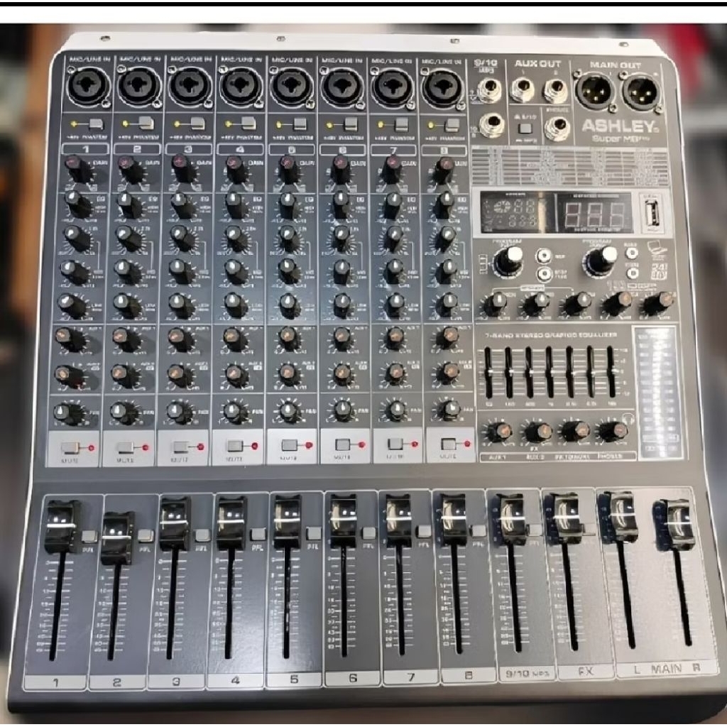 mixer Ashley super m8 pro efek alesis