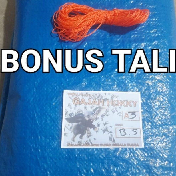 Terpal Tenda 2x3 A3 Terpal Jemur Padi Terpal Kolam Ikan