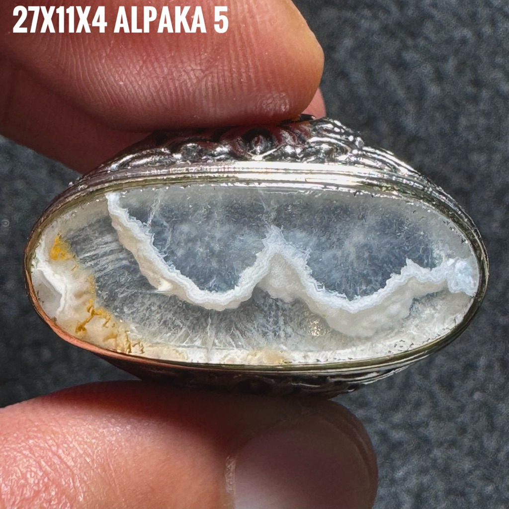Cincin Batu Akik Natural Lafadz Allah (Asli Alam)