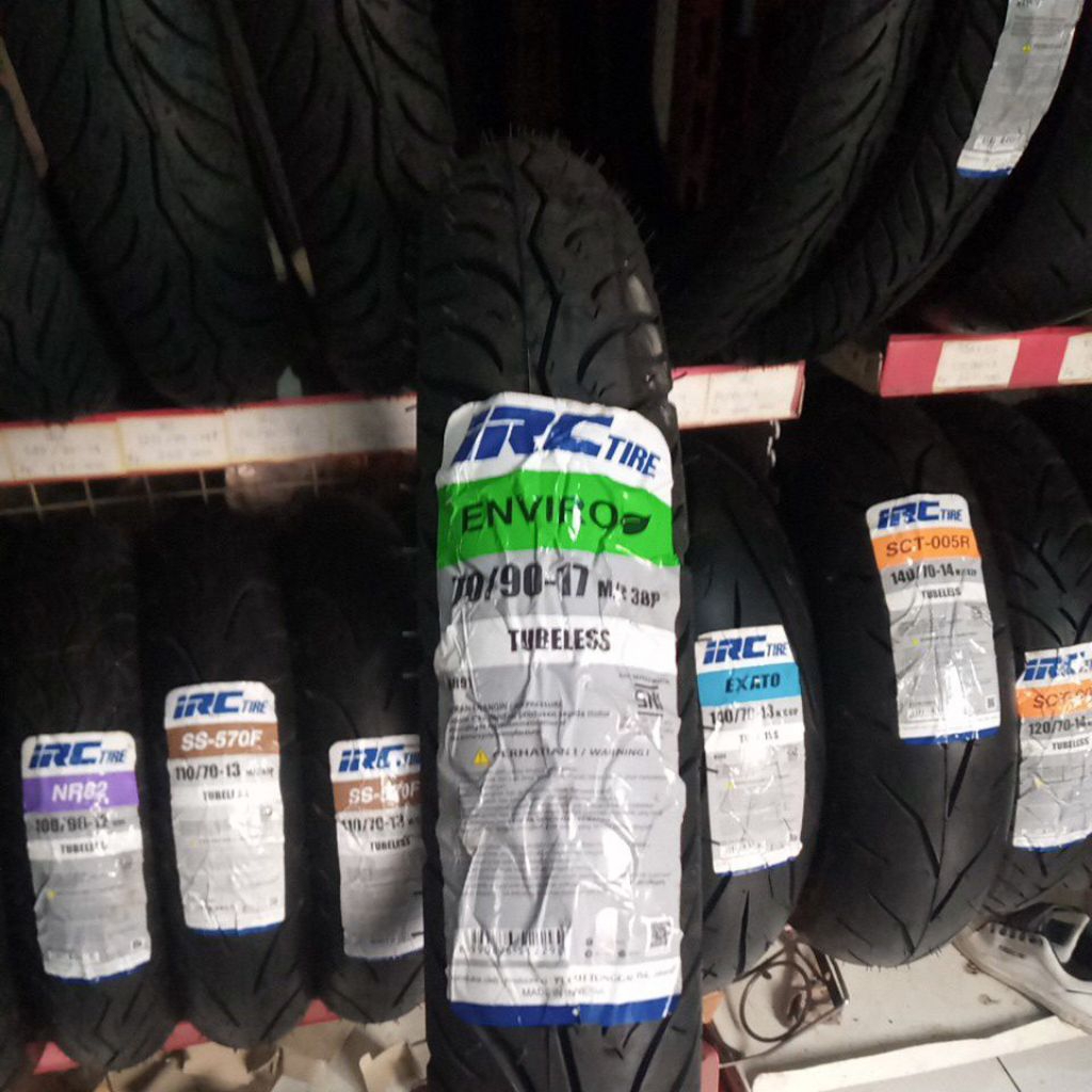 Ban Motor Tubeless IRC Enviro 70/90-17