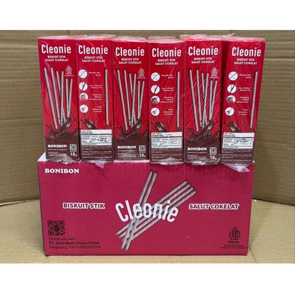 Cleonie stick coklat Pocky 1dus isi 6pak(72 pcs)