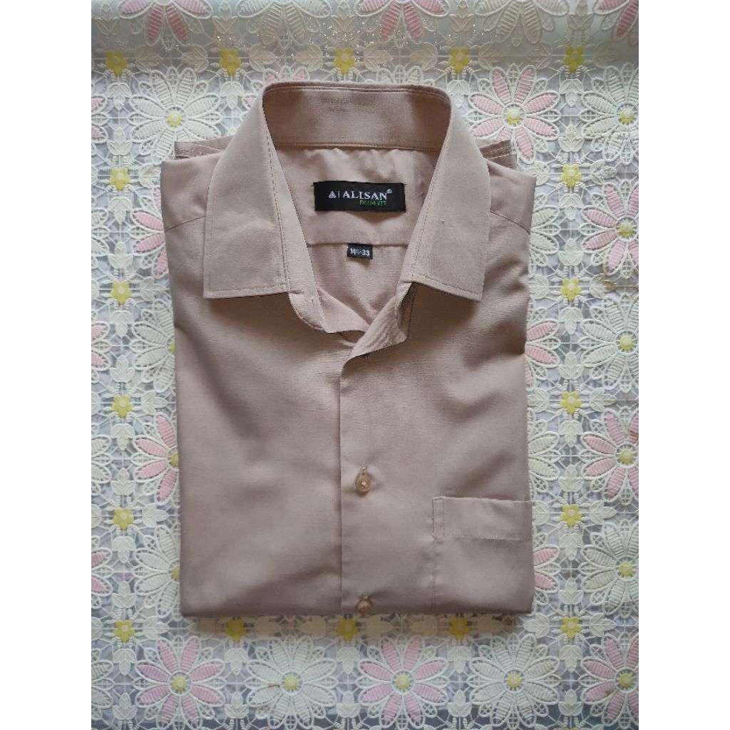 Preloved Kemeja Alisan Warna Mocca