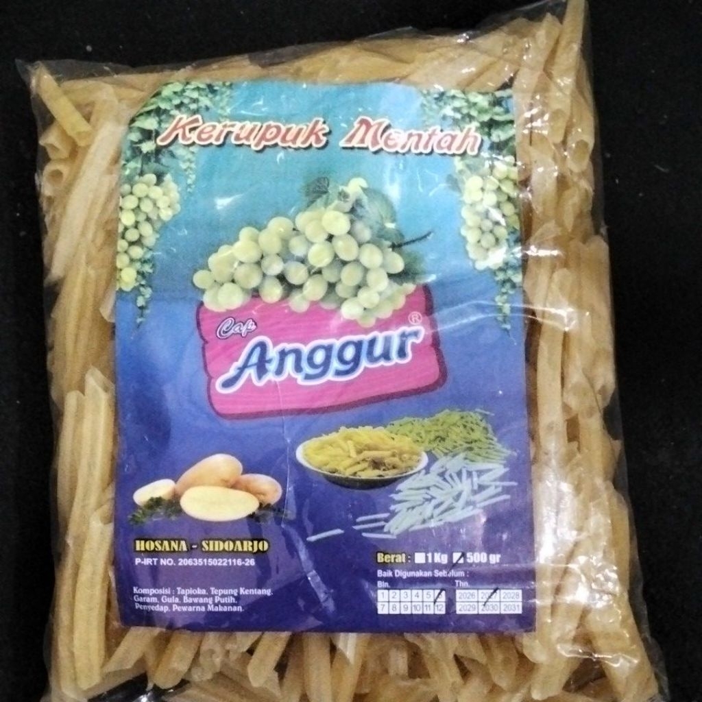 Stik Kentang Mentah 500gr - Rasa Gurih, Mentah, Kemasan 500gr