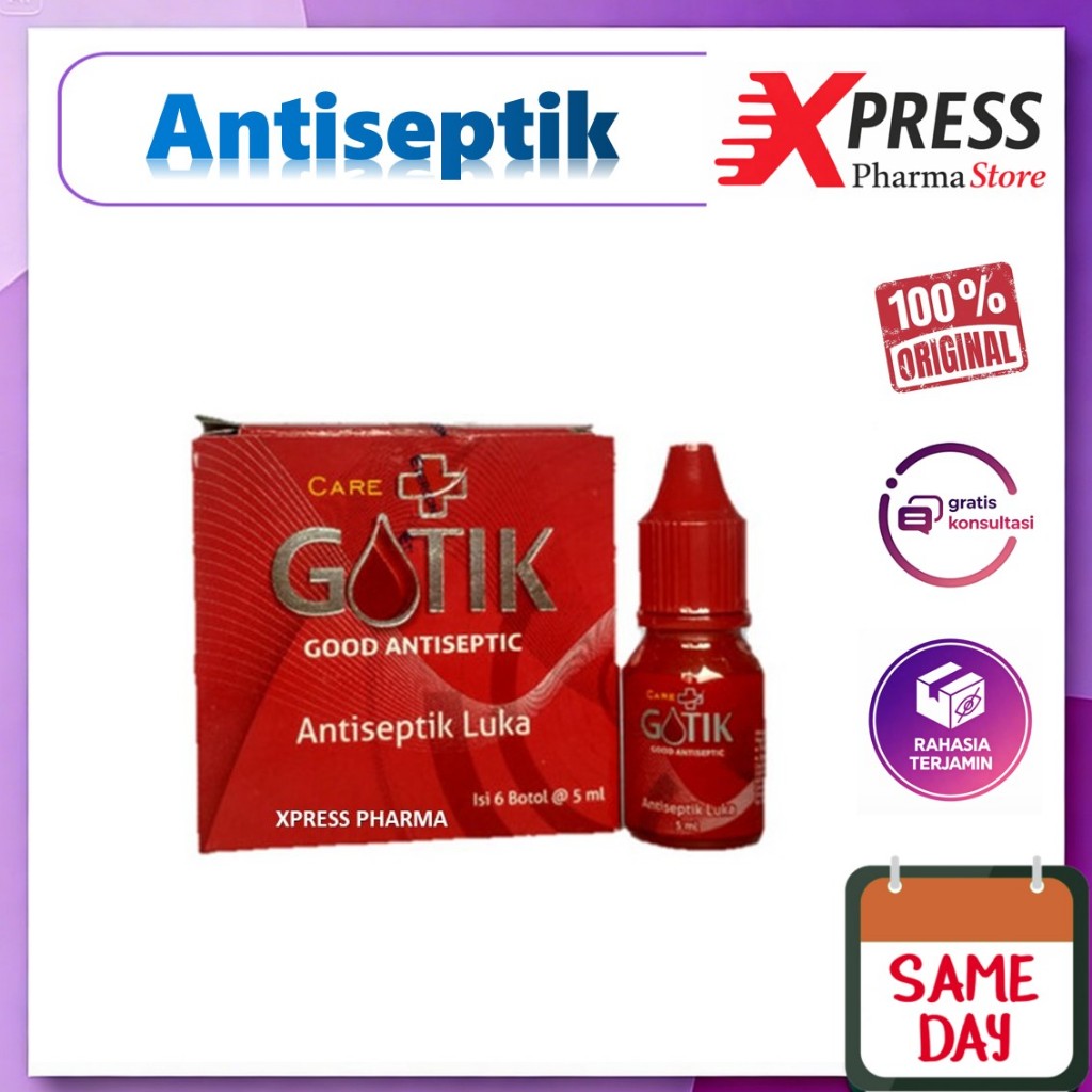 XPRESS ! Gotik Antiseptik Luka / Sariawan Tetes Antiseptic Gotic Albotyl Albothyl