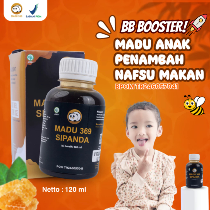 Madu 369 Si Panda Multivitamin Anak Tumbuh Kembang