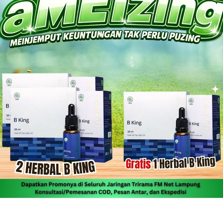 HERBAL BKING Original Nutrisi Anak Speech Delay BKING ORIGINAL ASLI Berlogo Trirama FM Net