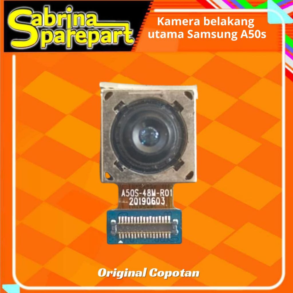 Kamera belakang utama Samsung A50s Original second Copotan