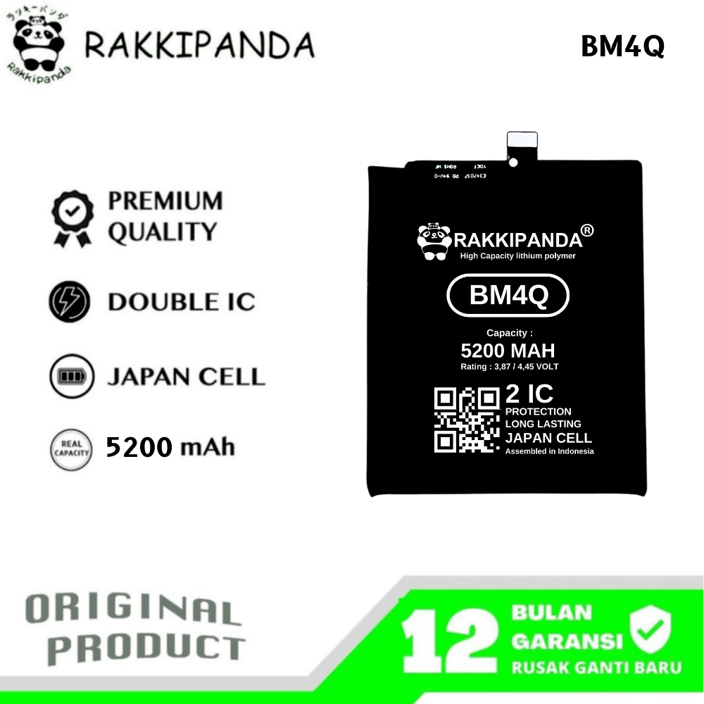 RakkiPanda - BM4Q Redmi K30 Pro / Poco F2 Pro Batre Batrai Baterai