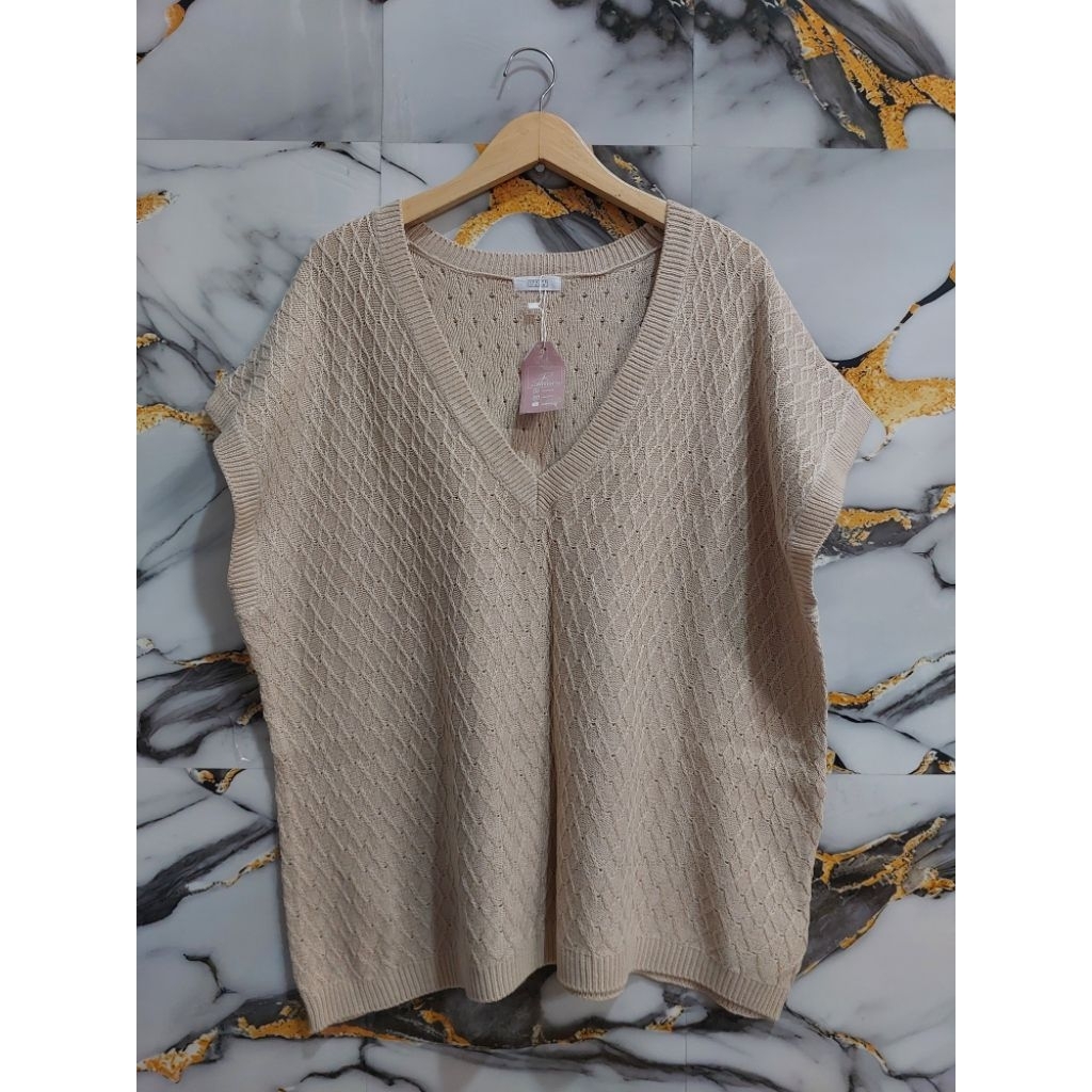 LOWRYS FARM VEST / ROMPI RAJUT FULL KEPANG COKSU