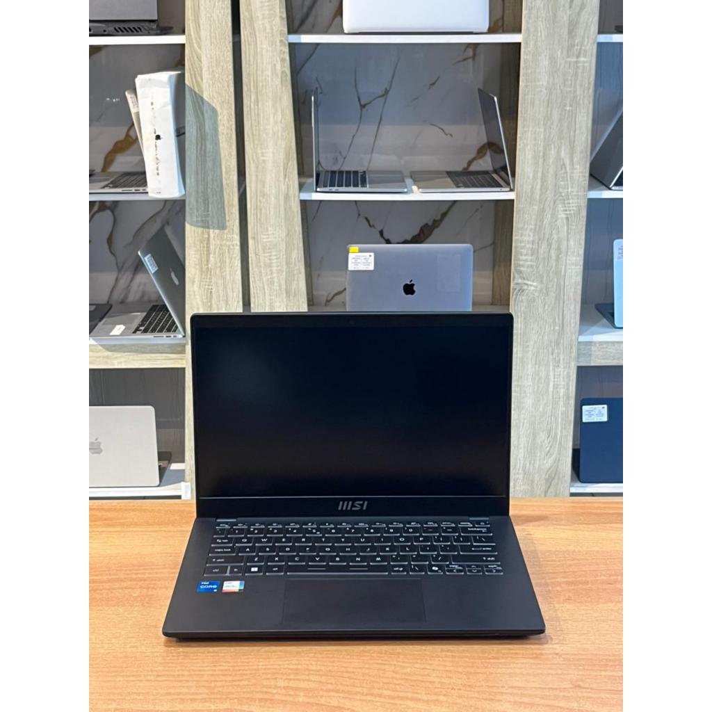 LAPTOP MSI MODERN 14 INTEL CORE I5-1155G7 RAM 8GB SSD 512GB | LIKE NEW | GARANSI RESMI | LAYAR FHD